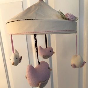 Pottery barn musical baby bird mobile